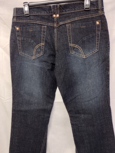 Women's Daisy Fuentes Boot Cut Jeans Stretch Graphite Wash Size 8 Inseam 34" NE - Picture 9 of 11