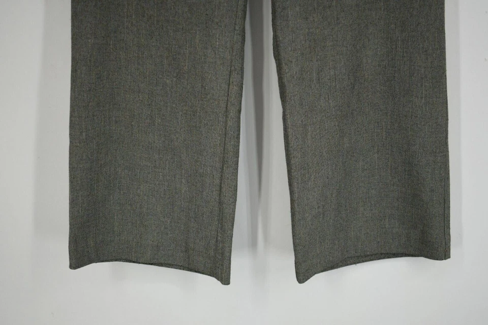 Pantalones To The Max para mujer gris gancho delantero cremallera mosca elástico pierna recta talla 8 Foto 2 de 4