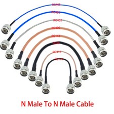 N Male To N Male plug connector Lot RF RG174 RG316 RG58 RG400 RG402 Coax Cable