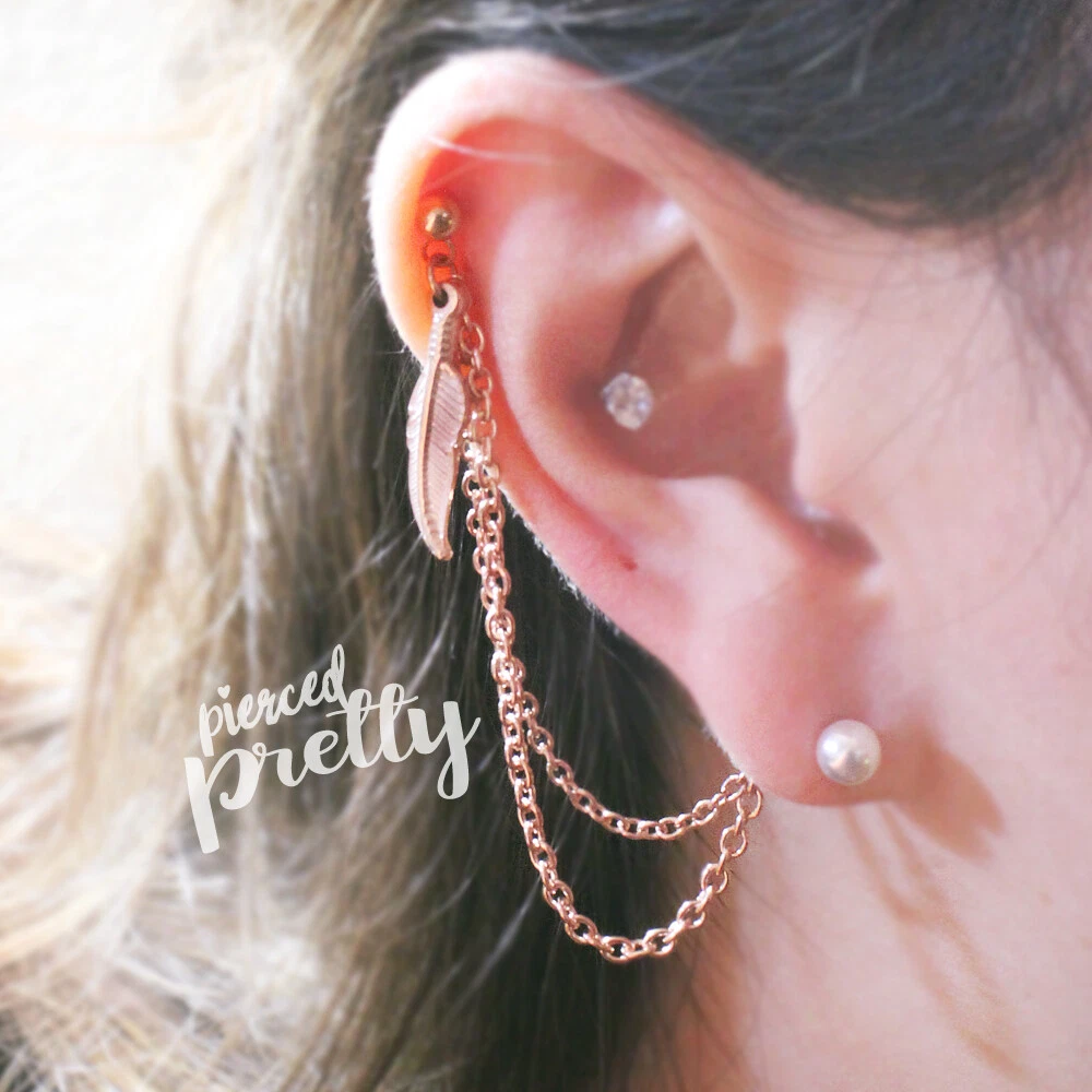 Helix 2024 earring chain