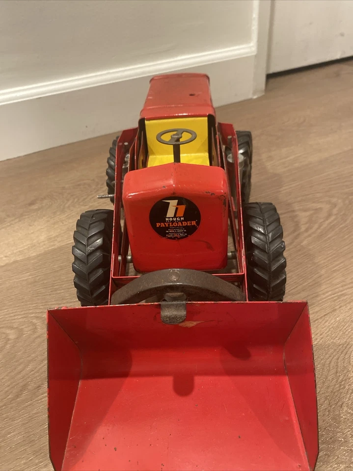 VINTAGE NY-LINT TOYS PAYLOADER TRUCK-RED - Image 2 of 4