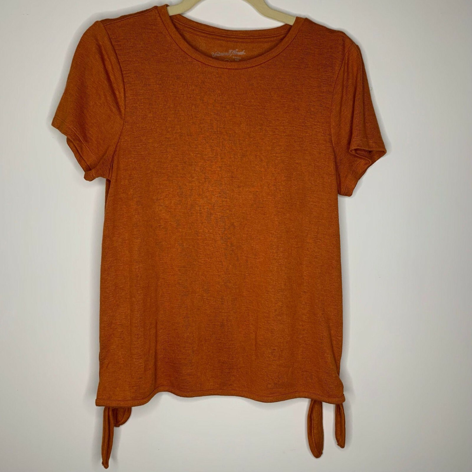 Universal Thread Spice Orange Basic Side Tie Tee … - image 2