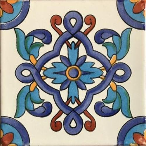 2" x 2" 36 pcs Cordoba Mexican Clay Tile Handmade Talavera Backsplash Mosaic - Picture 1 of 1