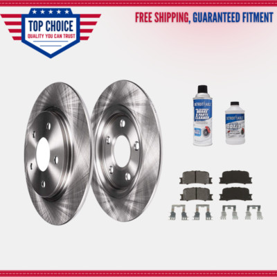 Fits 1992 1993 1994 1995 - 2000 Honda Civic Rear Brake Rotors And Ceramic Pads E - Foto 6