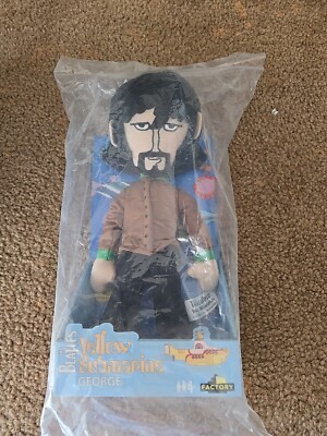 Beatles Collectible 2012 Yellow Submarine Band Members Plush Doll