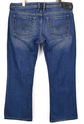 DIESEL Zathan 0073i Jeans Men's W38/~L29 Faded Whiskers Straight