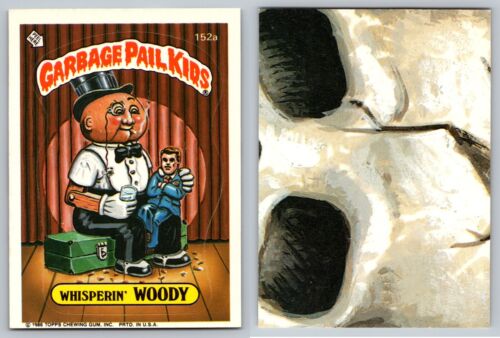 1986 Topps Garbage Pail Kids Series 4 GPK Card Whisperin WOODY 152a *NM-MT* - Afbeelding 1 van 1