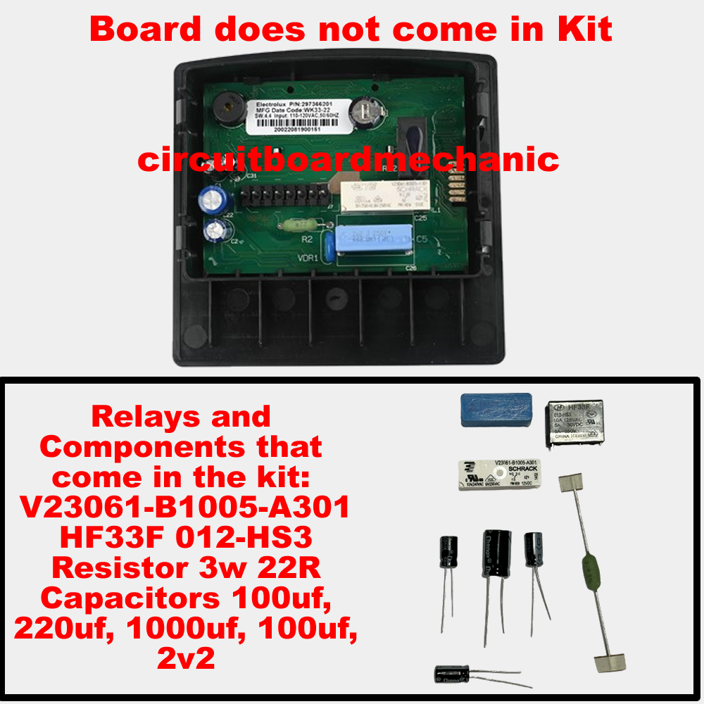 Repair Kit 297366201 297242001 Frigidaire Kenmore Upright Freezer