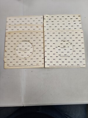 45 RPM 7'' RECORD SLEEVES CO. SLEEVE 6 PACK SEE PHOTOS - MCA (SLV107)