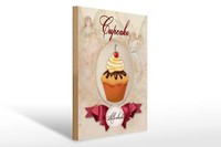 Holzschild Spruch 30X40 Cm Cupcake Allerbeste Holz Deko Schild