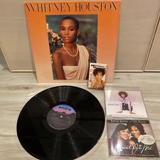 Whitney Houston LOT Self Titled 1985 Vinyl 2 Imports Count On Me Every Woman VG+