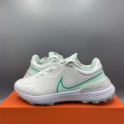 Nike React Infinity Pro Sneakers White Green Treeline Golf Shoes