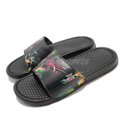 nike floral slides