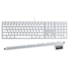 Apple A1243 USB Wired Aluminum Keyboard for iMac