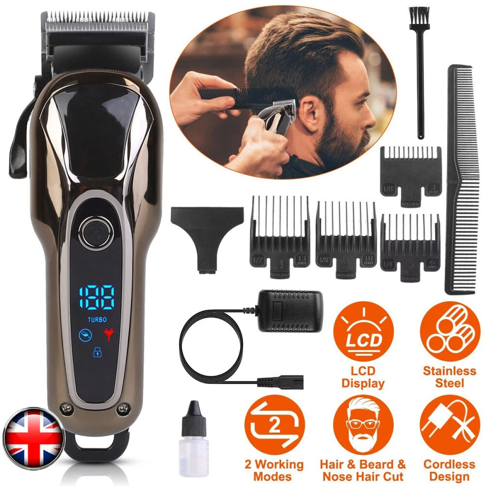Profi Hair Clippers Trimmer Mens Cordless Shaver Cutting Machine
