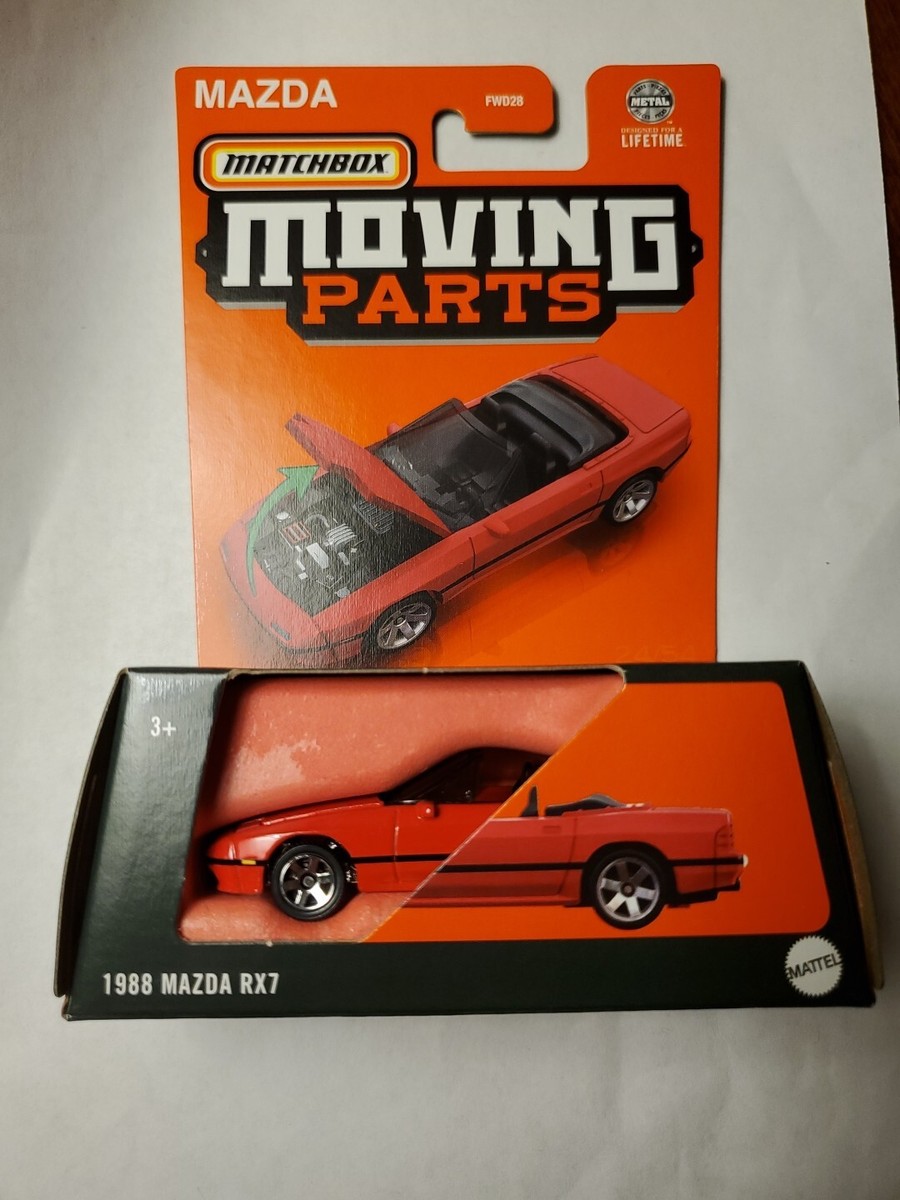 NEW 2024 Matchbox Moving Parts *1988 MAZDA RX7* Red Convertible