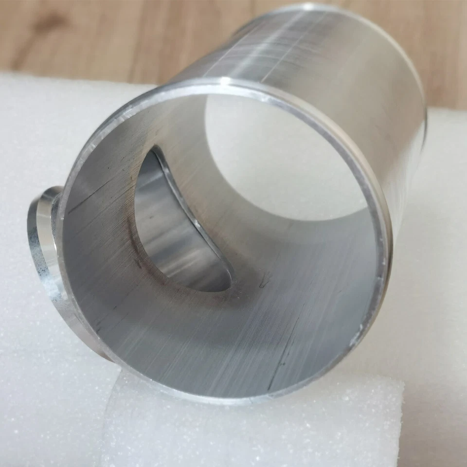 Válvula de soplado de tubo de 3" con brida BOV banda en V de aleación de 50 mm turbo para Nissan Honda Foto 3 de 4