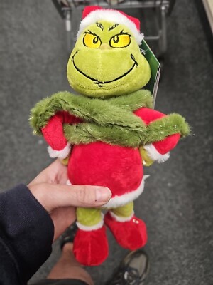 Gemmy The Grinch Waddler 11.5'' Plush Plays Music You're A Mean One Mr. Grinch