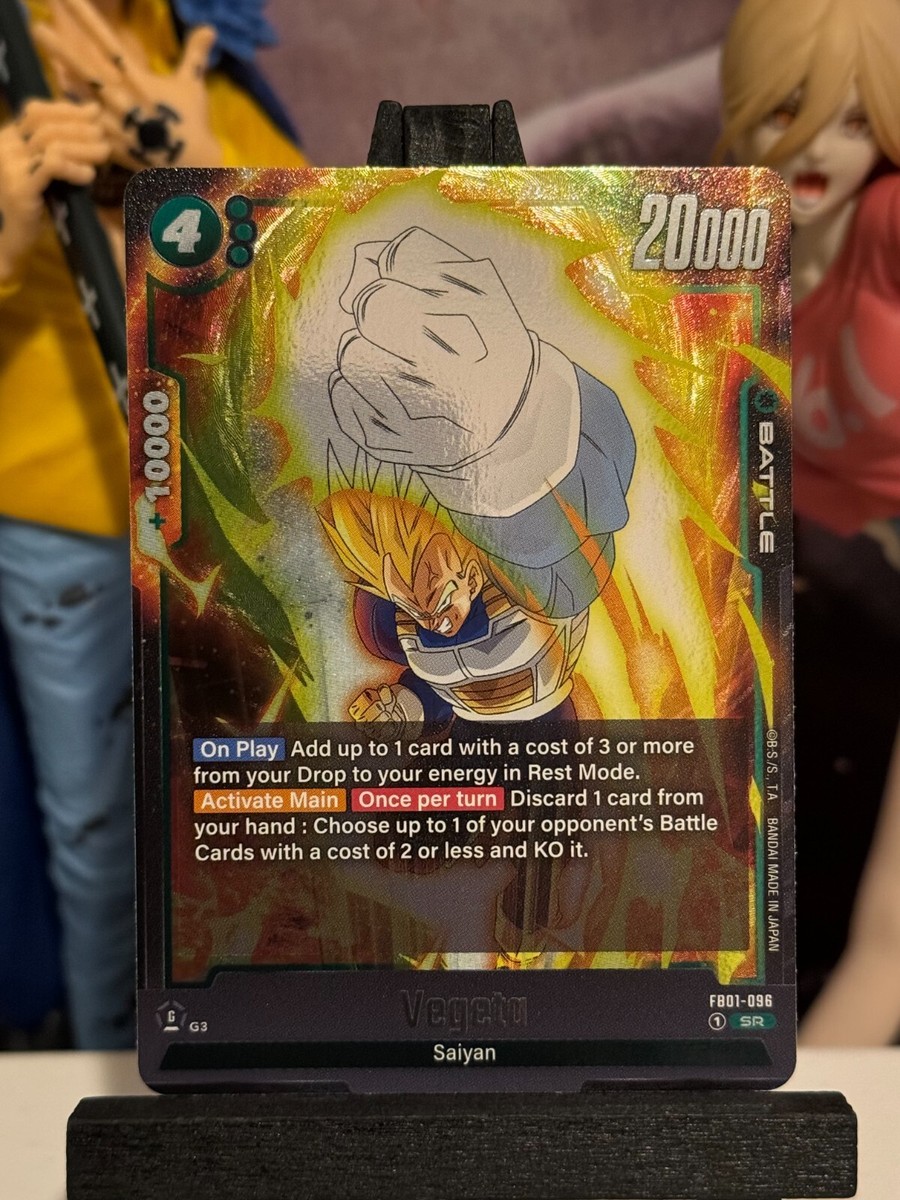 DBS CG Fusion World Vegeta FB01-096 Awakened Pulse Super Rare! | eBay