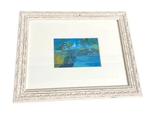 #4789Superb Acrylic Landscape  Painting by YJR 16.5" by 13.5"