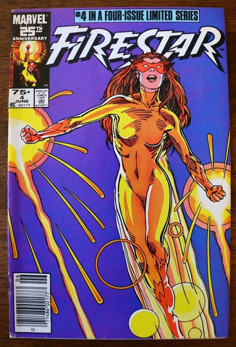 Firestar #4 June (1986 Marvel) Comics,Limited Series X-Men New