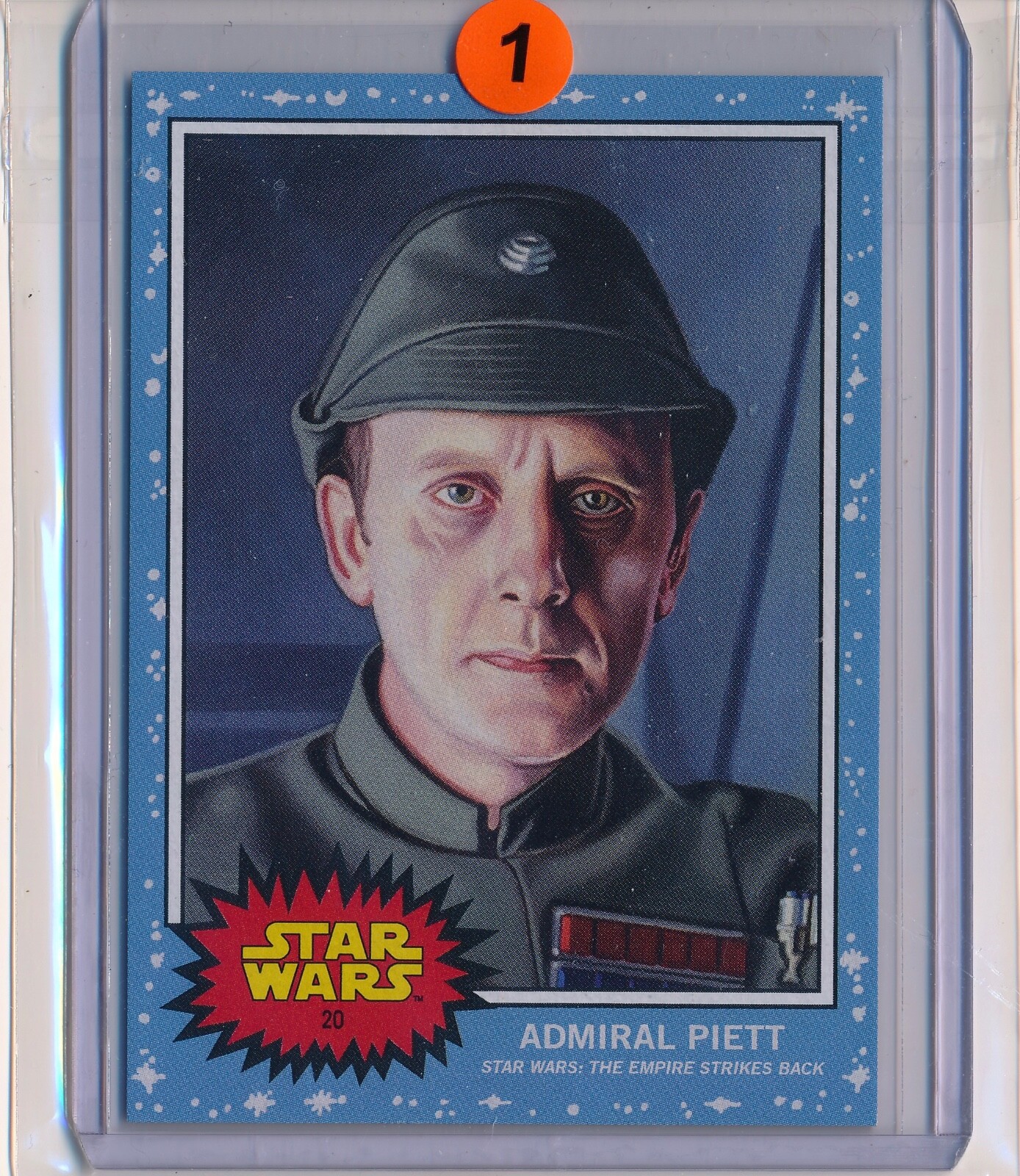 2019 Topps Star Wars Living Set Card #20 Admiral Piett - The Empire Strikes Back