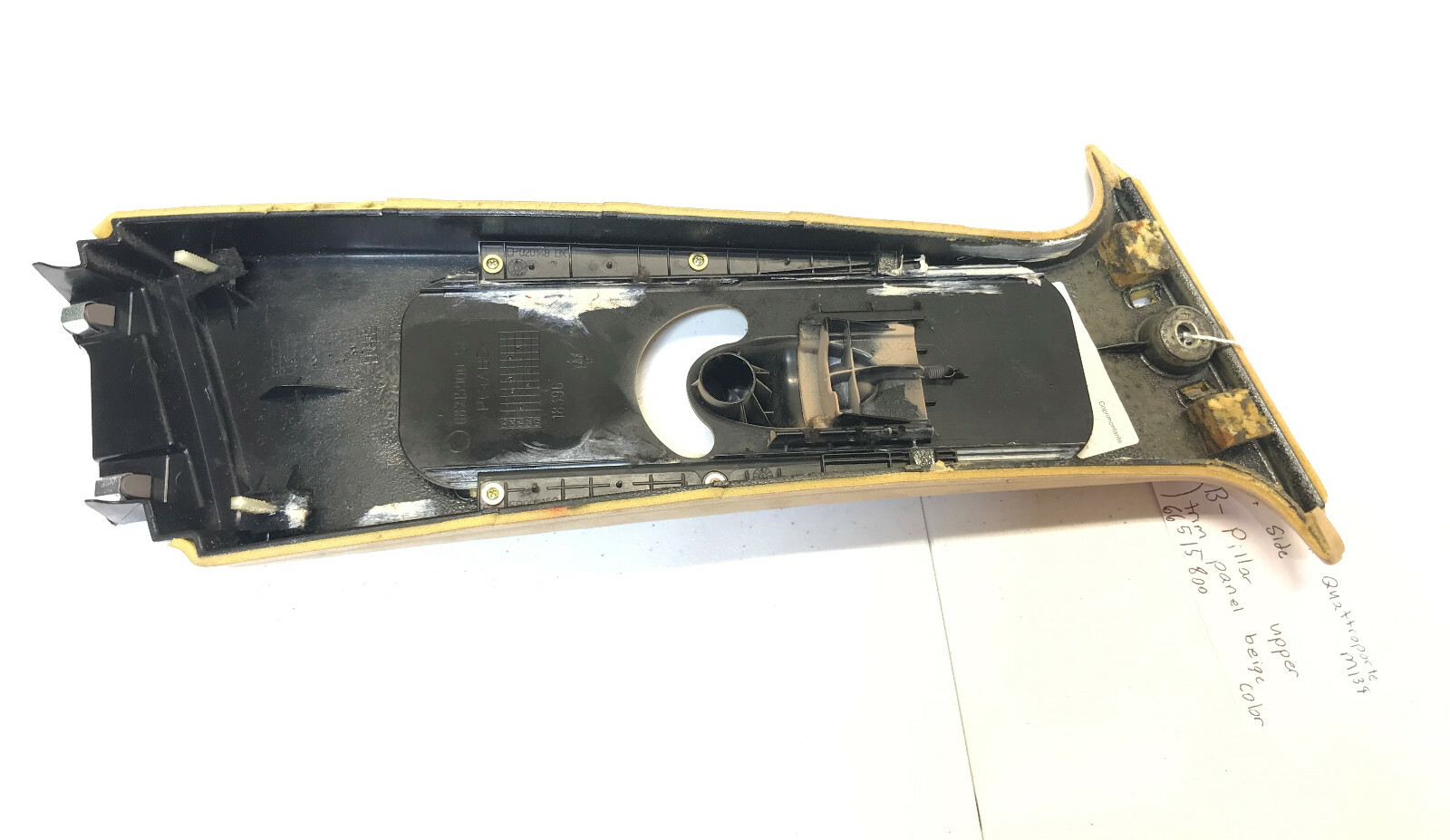07 MASERATI QUATTROPORTE M139 LEFT UPPER  B-PILLAR PANEL BEIGE  66515800