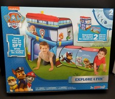 paw patrol play tent and tunnel