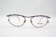 Vintage Sting 1388 Multicolored Oval Glasses Frame Eyeglasses NOS