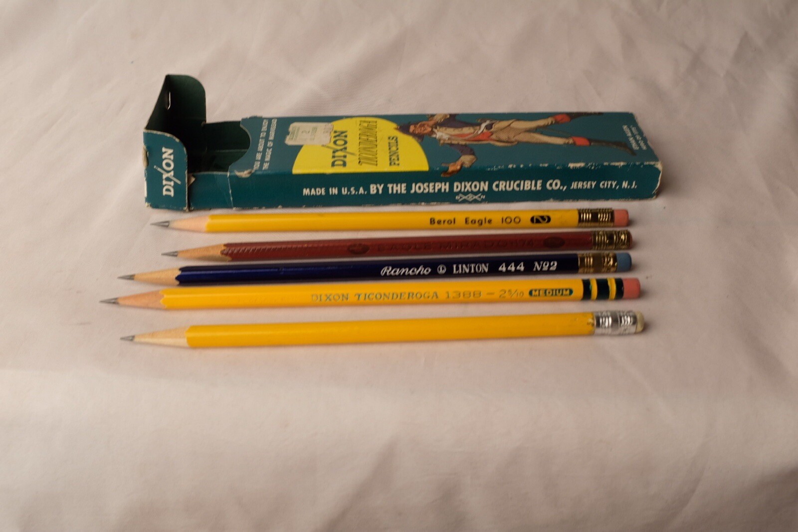 vtg pencil lot dixon 1388 linton 444 eagle mirado 174 berol 100