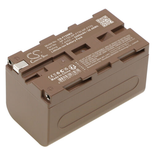 Battery for Sony PLM-100 PLM-100 (Glasstron) PLM-50 NP-F730 7.4V 5200mAh - Afbeelding 1 van 6