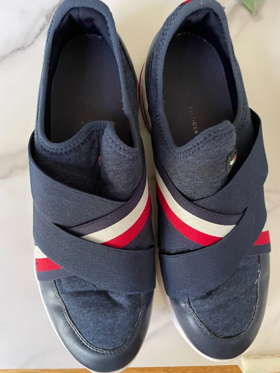 Baskets de sport pour femmes Tommy Hilfiger Mavins bleu enfiler taille 10M