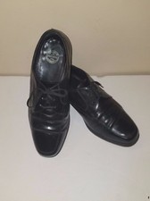Florsheim Black Leather Lace-Up Oxfords Sz 9