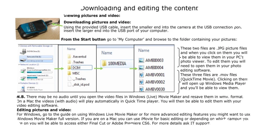 Polaroid WATERPROOF Camcorder - Blue 3 Meter HD 16gb Card X720 - Image 3 of 4