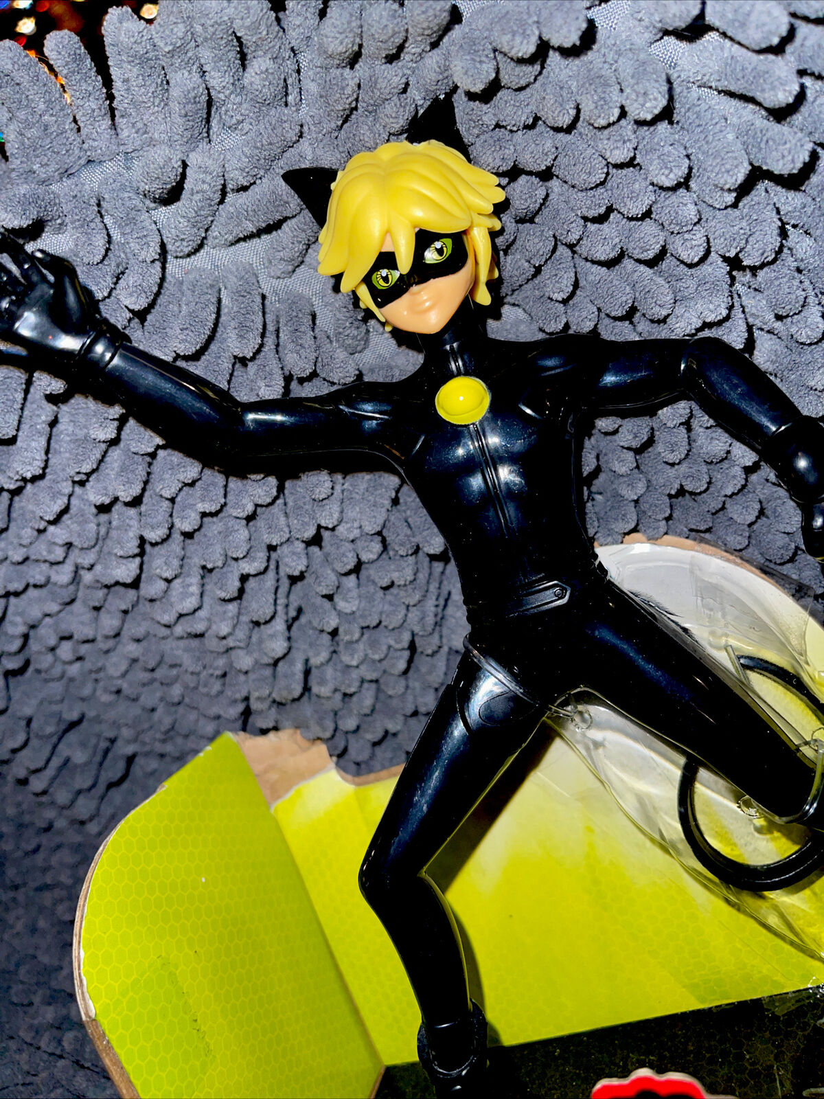 Cat Noir 7 Bandai Zag Heroes Miraculous ladybug 360 Spin Action moving  figure