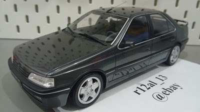 Otto 1:18 1992 Peugeot 405 M16 Gris Magnum Limited 999pcs OT656 Ottomobile
