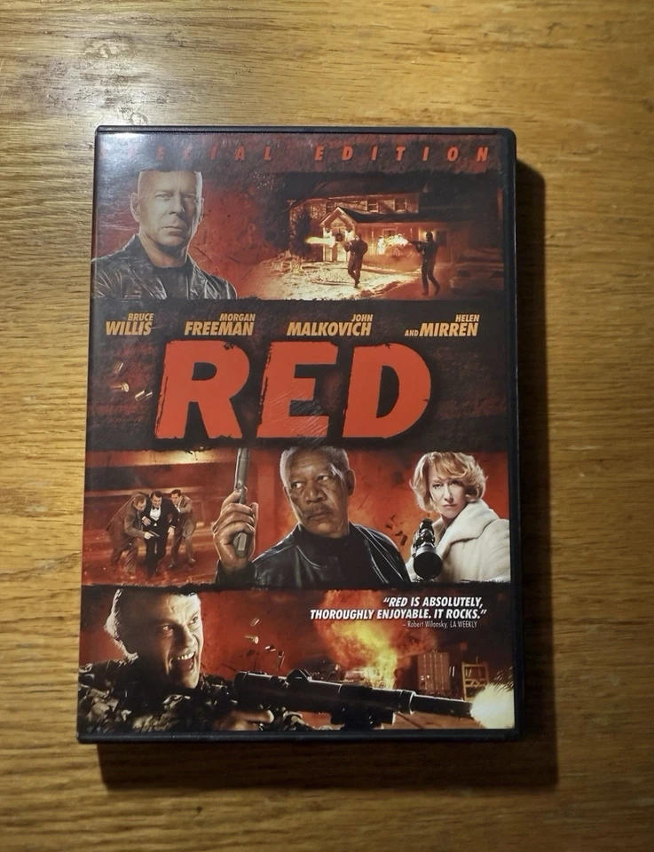 Red DVD/Red 2 DVD blu-Ray 2 Movie Lot Set Foto 2 de 4