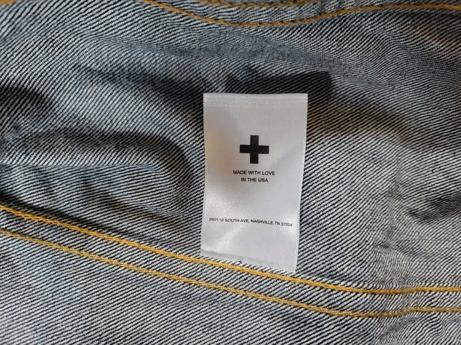 Imogene + Willie Made in USA Selvedge Denim Trucker Jean Jacket Adult S/M image 5