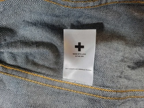 Imogene + Willie Made in USA Selvedge Denim Trucker Jean Jacket Adult S/M image 5