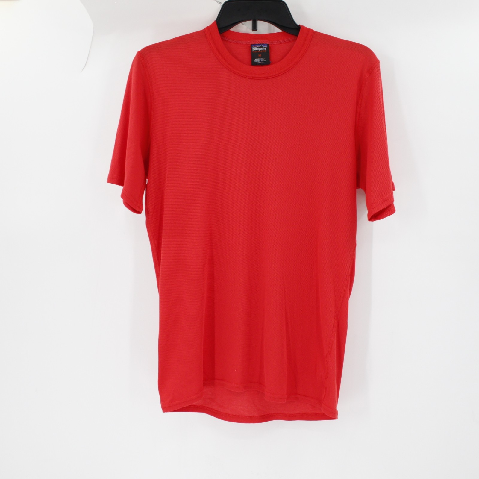 Vintage Patagonia Capilene Shirt Mens Medium Crew Neck Made In USA short sleeve