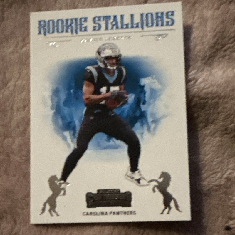 Panini 2024 Contenders Football Rookie Stallions #16 Xavier Legette Panthers