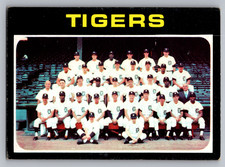 1971 TOPPS #336 DETROIT TIGERS TEAM CARD W/AL KALINE
