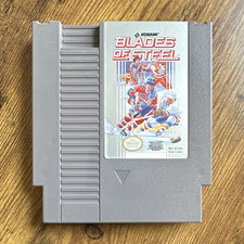 Konami Blades of Steel Nintendo NES Game Cartridge NTSC-U/C Hockey Sports