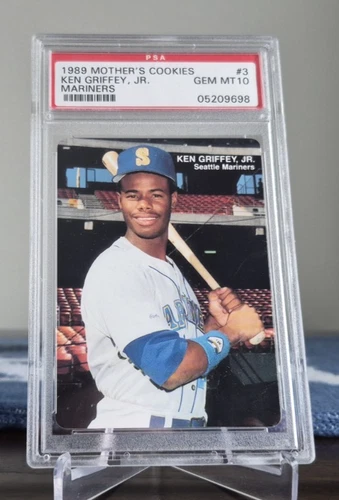 PSA 10 - 1989 Mother's Cookies Ken Griffey Jr. RC #3 - Seattle Mariners