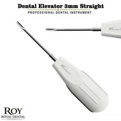 White Dental Root Elevator 3 mm Oral Surgery PDL Luxating Tooth loosening