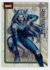 2026 Topps Chrome Marvel Comics Storm's Lightning Refractor White Fox #196 1q03