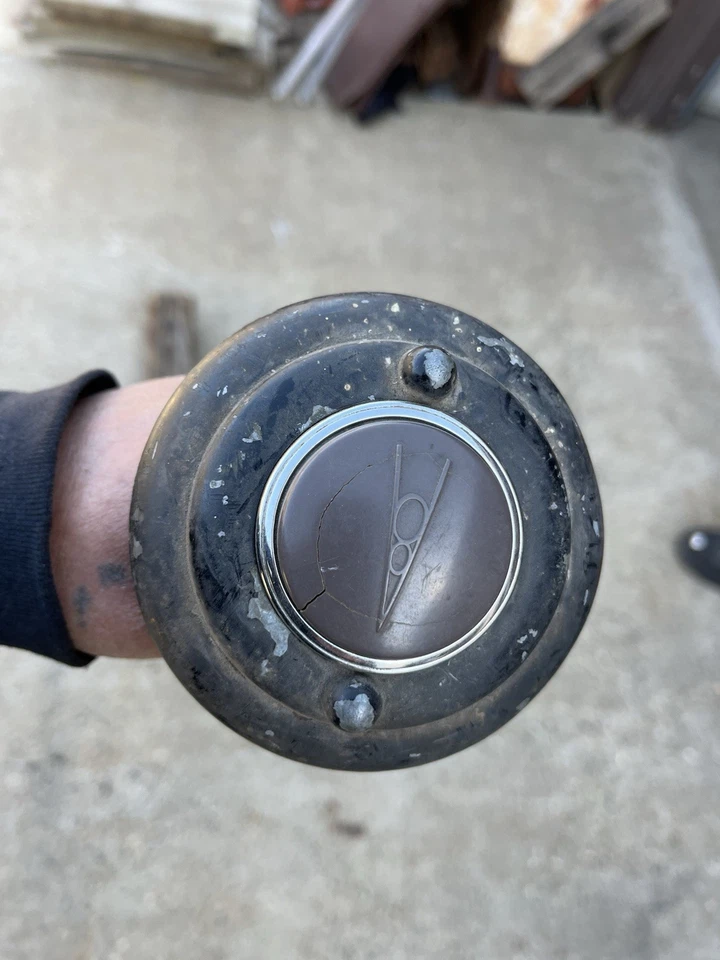 1938 Ford Deluxe 1939 Padrão V8 Volante Chifre Botão Rat Rod, Hot Rod - Imagem 4 de 4