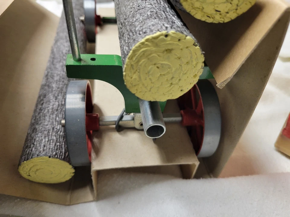 Винтажный Mamod Lumber Wagon LW.1 Сделано в Англии Живой Пар  - Изображение 3 из 4