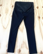 Isabel Maternity Black Leggings Over Belly Pants Size M