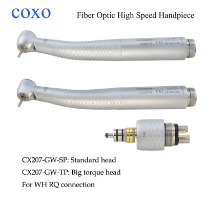 Titanium Dental High Speed Handpiece Air Turbine Fiber Optic for